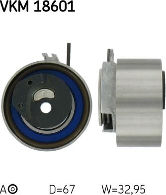 SKF VKM 18601 - Натяжной ролик, зубчатый ремень ГРМ autospares.lv