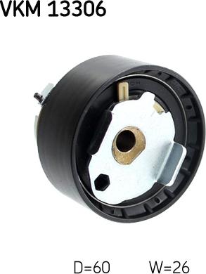 SKF VKM 13306 - Натяжной ролик, зубчатый ремень ГРМ autospares.lv