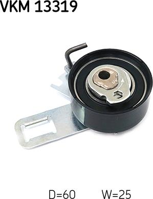 SKF VKM 13319 - Натяжной ролик, зубчатый ремень ГРМ autospares.lv