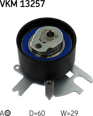 SKF VKM 13257 - Натяжной ролик, зубчатый ремень ГРМ autospares.lv