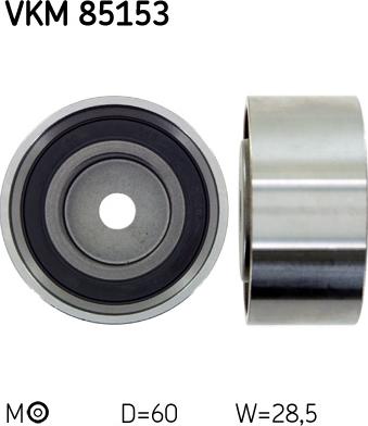 SKF VKM 85153 - Направляющий ролик, зубчатый ремень ГРМ autospares.lv