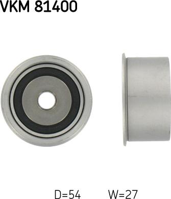 SKF VKM 81400 - Направляющий ролик, зубчатый ремень ГРМ autospares.lv