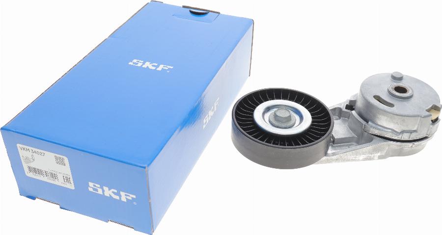 SKF VKM 34027 - Ролик, поликлиновый ремень autospares.lv