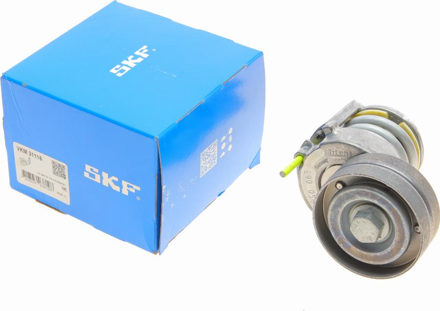 SKF VKM 31116 - Ролик, поликлиновый ремень autospares.lv