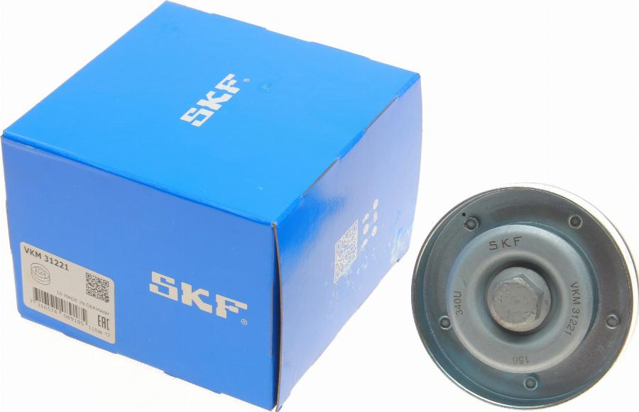 SKF VKM 31221 - Ролик, поликлиновый ремень autospares.lv