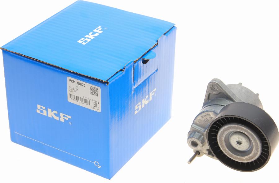 SKF VKM 38020 - Ролик, поликлиновый ремень autospares.lv