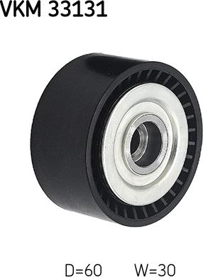 SKF VKM 33131 - Ролик, поликлиновый ремень autospares.lv