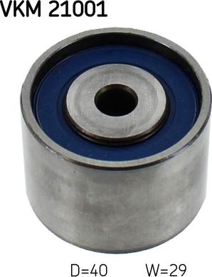 SKF VKM 21001 - Направляющий ролик, зубчатый ремень ГРМ autospares.lv