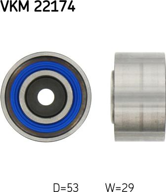 SKF VKM 22174 - Направляющий ролик, зубчатый ремень ГРМ autospares.lv