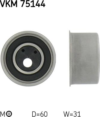 SKF VKM 75144 - Натяжной ролик, зубчатый ремень ГРМ autospares.lv