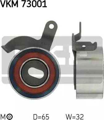 SKF VKM 73001 - Натяжной ролик, зубчатый ремень ГРМ autospares.lv