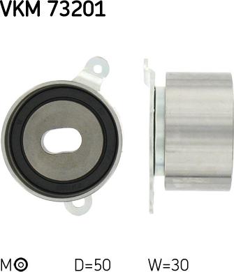 SKF VKM 73201 - Натяжной ролик, зубчатый ремень ГРМ autospares.lv