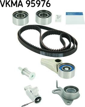 SKF VKMA 95976 - Комплект зубчатого ремня ГРМ autospares.lv