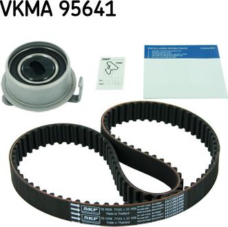 SKF VKMA 95641 - Комплект зубчатого ремня ГРМ autospares.lv