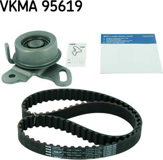 SKF VKMA 95619 - Комплект зубчатого ремня ГРМ autospares.lv