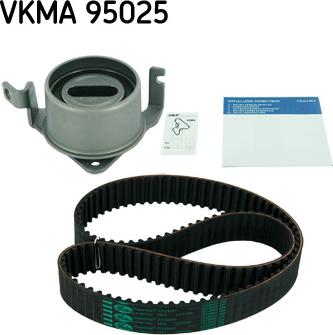 SKF VKMA 95025 - Комплект зубчатого ремня ГРМ autospares.lv