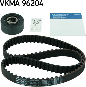 SKF VKMA 96204 - Комплект зубчатого ремня ГРМ autospares.lv