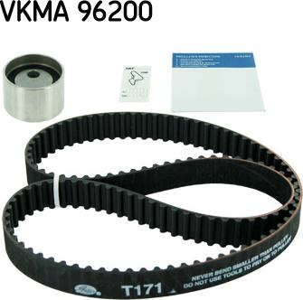 SKF VKMA 96200 - Комплект зубчатого ремня ГРМ autospares.lv