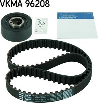 SKF VKMA 96208 - Комплект зубчатого ремня ГРМ autospares.lv