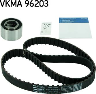 SKF VKMA 96203 - Комплект зубчатого ремня ГРМ autospares.lv