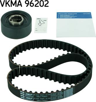SKF VKMA 96202 - Комплект зубчатого ремня ГРМ autospares.lv