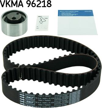 SKF VKMA 96218 - Комплект зубчатого ремня ГРМ autospares.lv