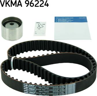 SKF VKMA 96224 - Комплект зубчатого ремня ГРМ autospares.lv