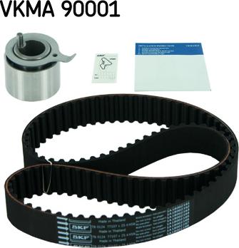 SKF VKMA 90001 - Комплект зубчатого ремня ГРМ autospares.lv