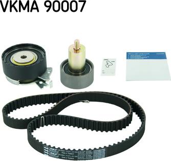 SKF VKMA 90007 - Комплект зубчатого ремня ГРМ autospares.lv
