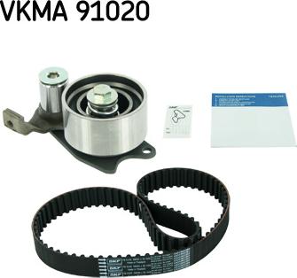 SKF VKMA 91020 - Комплект зубчатого ремня ГРМ autospares.lv