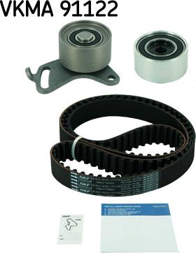 SKF VKMA 91122 - Комплект зубчатого ремня ГРМ autospares.lv