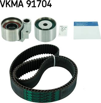 SKF VKMA 91704 - Комплект зубчатого ремня ГРМ autospares.lv