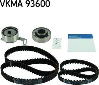 SKF VKMA 93600 - Комплект зубчатого ремня ГРМ autospares.lv