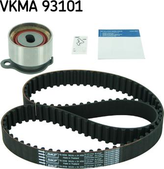 SKF VKMA 93101 - Комплект зубчатого ремня ГРМ autospares.lv