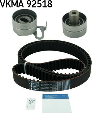 SKF VKMA 92518 - Комплект зубчатого ремня ГРМ autospares.lv