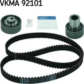 SKF VKMA 92101 - Комплект зубчатого ремня ГРМ autospares.lv
