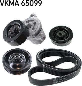 SKF VKMA 65099 - Поликлиновый ременный комплект autospares.lv