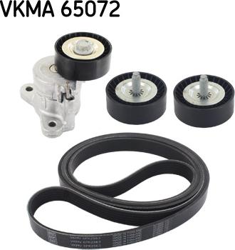 SKF VKMA 65072 - Поликлиновый ременный комплект autospares.lv