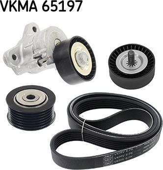 SKF VKMA 65197 - Поликлиновый ременный комплект autospares.lv