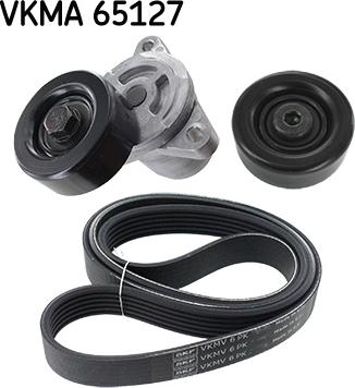 SKF VKMA 65127 - Поликлиновый ременный комплект autospares.lv