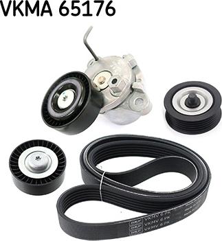 SKF VKMA 65176 - Поликлиновый ременный комплект autospares.lv