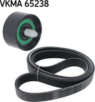 SKF VKMA 65238 - Поликлиновый ременный комплект autospares.lv
