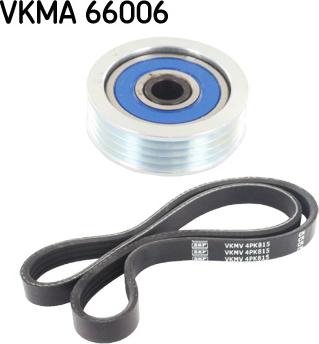 SKF VKMA 66006 - Поликлиновый ременный комплект autospares.lv