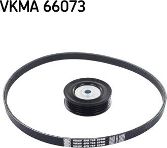 SKF VKMA 66073 - Поликлиновый ременный комплект autospares.lv