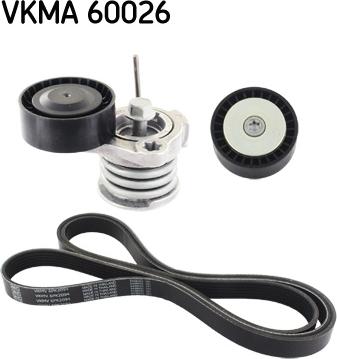 SKF VKMA 60026 - Поликлиновый ременный комплект autospares.lv