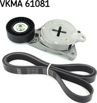 SKF VKMA 61081 - Поликлиновый ременный комплект autospares.lv