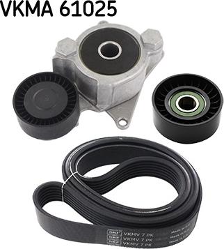 SKF VKMA 61025 - Поликлиновый ременный комплект autospares.lv