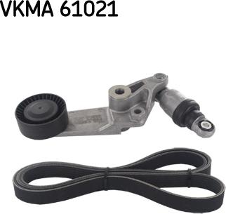 SKF VKMA 61021 - Поликлиновый ременный комплект autospares.lv