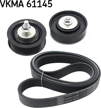 SKF VKMA 61145 - Поликлиновый ременный комплект autospares.lv