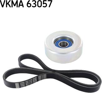 SKF VKMA 63057 - Поликлиновый ременный комплект autospares.lv